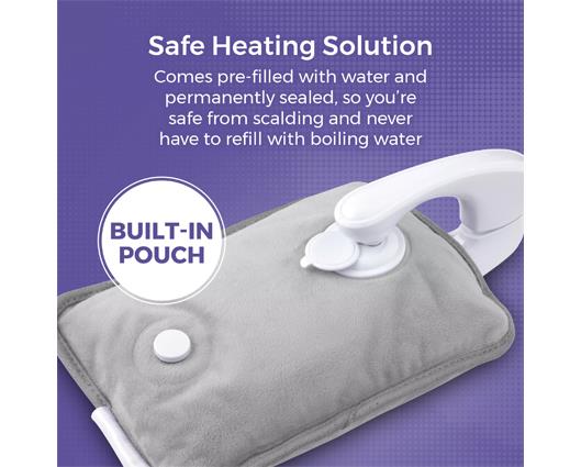 Carmen Spa Rechargeable Hot Water Bottle - Grey