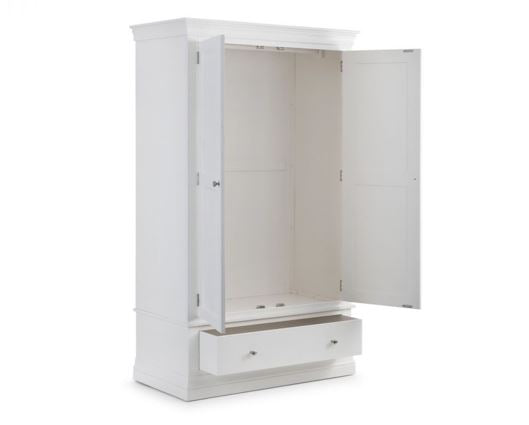 Clementine 2 Door 1 Drawer Wardrobe