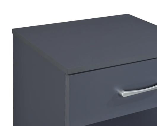 Highbury 1 Drawer Bedside - Dark Grey