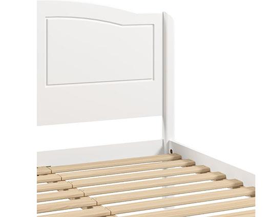 STRATFORD 4'6" BED - WHITE
