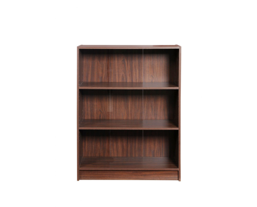 Low Wide Bookcase-Walnut