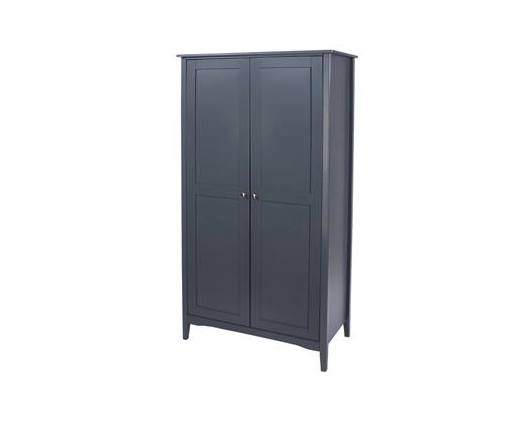 Como 2 Door Wardrobe-Midnight Blue