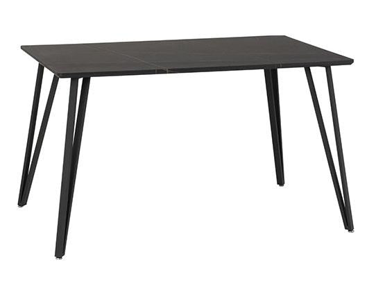 MARLOW DINING TABLE - BLACK MARBLE EFFECT