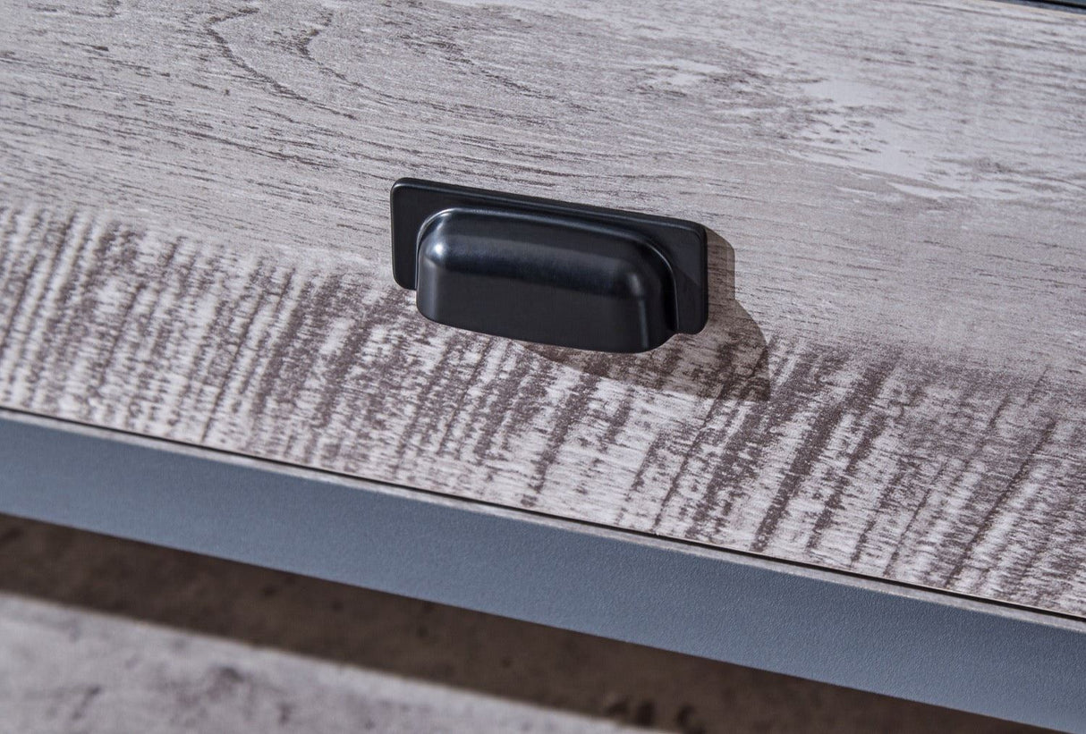 Baxter 2 Drawer Coffee Table-Grey