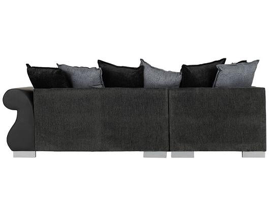 Elsa Left Hand Facing Corner Sofa - Dark Grey