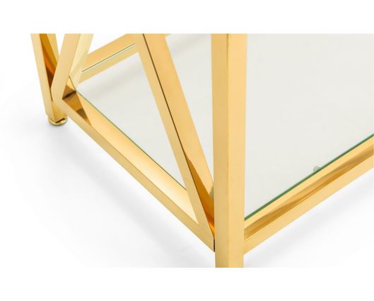 Madison Console Table - Gold
