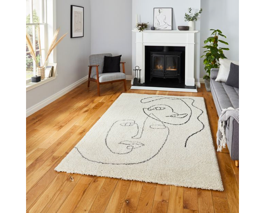 Royalty Cream/Grey- 120cm x 170cm