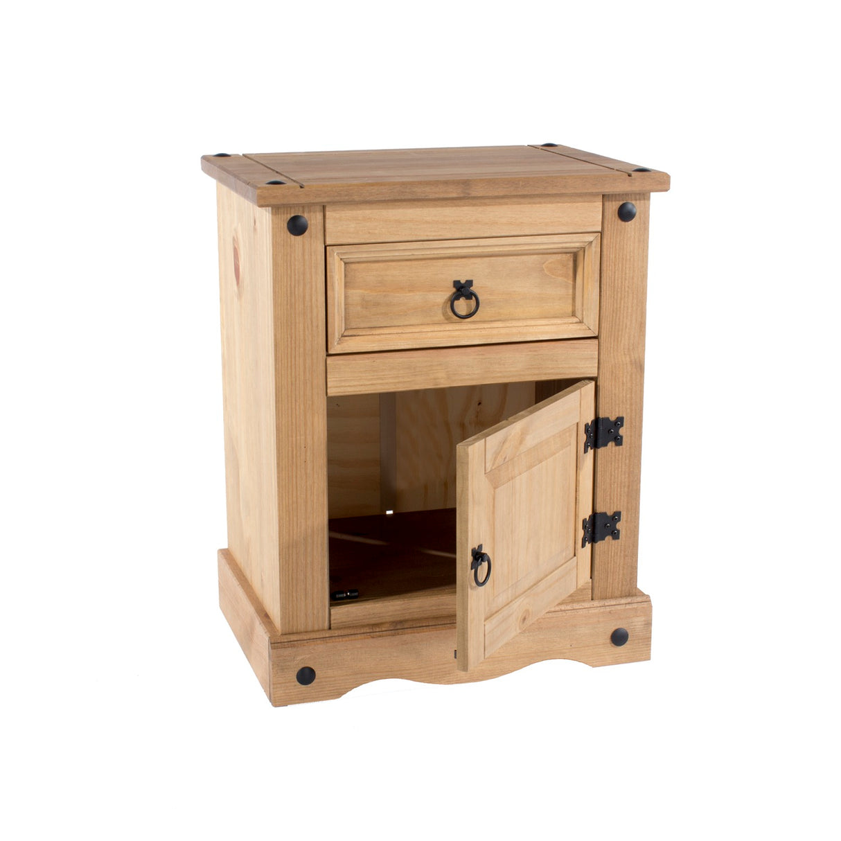 Corona Premium 1 Door, 1 Drawer Bedside Cabinet