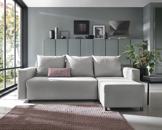 Otto Right Hand Facing Corner Sofa Light Grey