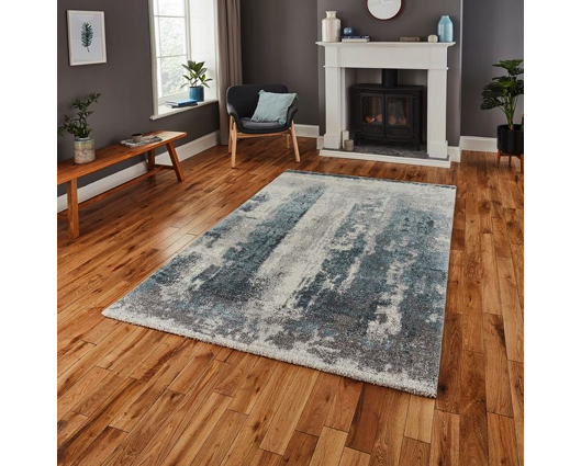 Bailee Rug Ivory/Blue- 160cm x 220cm