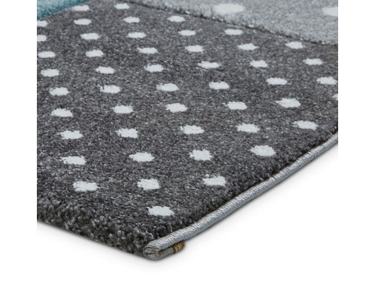 Moon + Stars Kids Rug - Blue - 120cm x 170cm