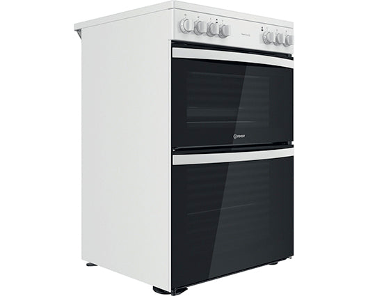 Indesit ID67V9KMW/UK 60cm Electric Double Cooker