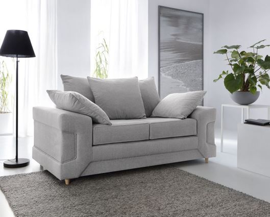 Poppy 2 Seater Sofa - Light Grey