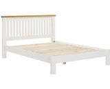 WINDSOR 5' LOW END BED - IVORY/OAK