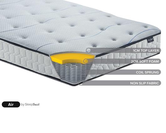 Soho Bed with SleepSoul Air Mattress - Single