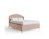 Pettine End Lift Ottoman King Bed - Blush Pink