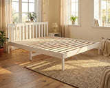 Ruby Pine Double Bed - White