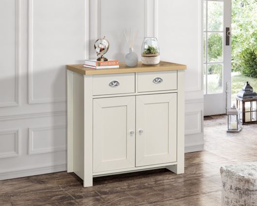 Harper 2 Door 2 Drawer Sideboard- Cream