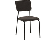 SHELDON DINING CHAIR (X4 PER BOX) - GREY BOUCLE FABRIC