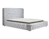 Grace King Bed - Grey