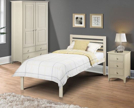 Slocum White Bed - Single