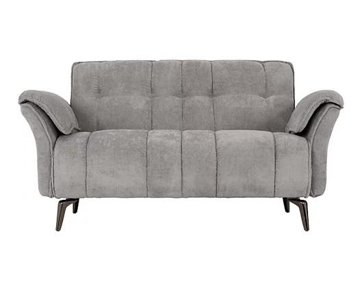 Amalfi 2 Seater Sofa - Grey Fabric