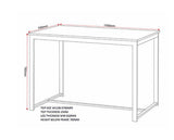 LINCOLN 1+2 DINING BENCH SET - SONOMA OAK EFFECT/BLACK