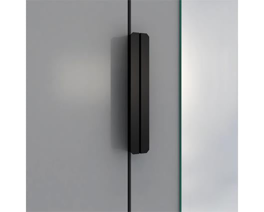 MADRID 2 DOOR 1 DRAWER WARDROBE - GREY/WHITE GLOSS