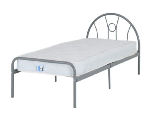 Nova Single Bed - Silver