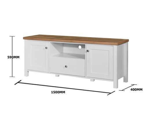 Shannon TV Cabinet with 2 Doors & 1 Drawer