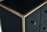 Fabian Merchant Chest - Black & Gold