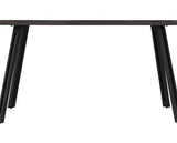 QUEBEC WAVE EDGE DINING TABLE - BLACK WOOD GRAIN