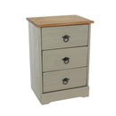 Corona Classic 3 drawer bedside cabinet