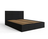 Serena Side Lift Ottoman King Bed - Black