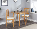 Drop Leaf Dining Set Oak Colour Finish