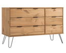 Austin 3+3 Drawer Wide Chest of Drawers