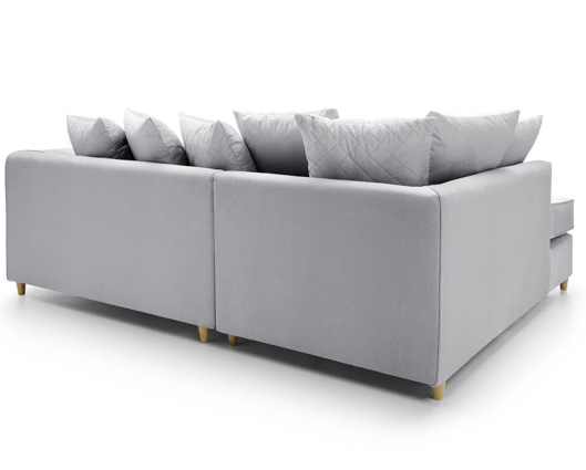 Chevelle Left Hand Facing Corner Sofa - Light Grey