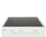 Haden HE60DOMW 60cm Double Cavity Electric Cooker with Ceramic Hob