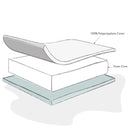 Willow Cot Bed & Foam Mattress-White
