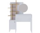 Freyja Dressing Table- White & Oak