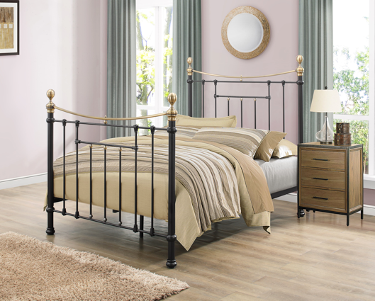 Bridget King Size Bed - Black