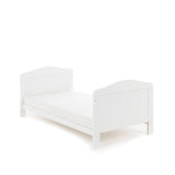 Willow Cot Bed & Foam Mattress-White