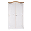 Corona White 2 Door Wardrobe