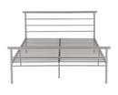 Orion Small Double Bed - Silver