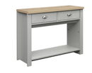 Harper 2 Drawer Console Table-Grey