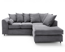 Tyler Right Hand Facing Corner Sofa - Grey