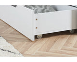 AJ King Storage Bed - White