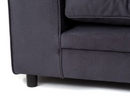 Chevelle Left Hand Facing Corner Sofa - Dark Grey
