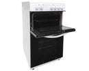 Statesman EDC50W 50cm Double Electric Oven With Ceramic Hob White