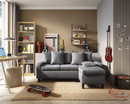 Noah Right Hand Facing Corner Sofa - Dark Grey